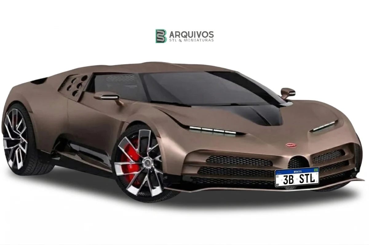 Modelo 3D STL - Bugatti Centodieci — foto 4